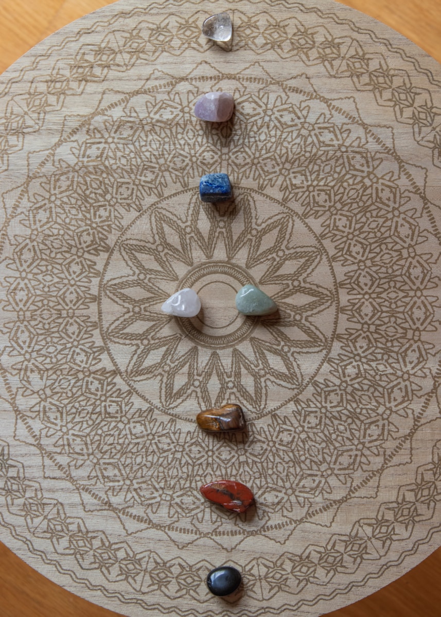 Photo by Susanna Marsiglia blue and white ceramic round decor